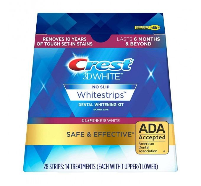 Crest 3D White Whitestrips Dental Whitening Kit Glamorous відбілюючі смужки